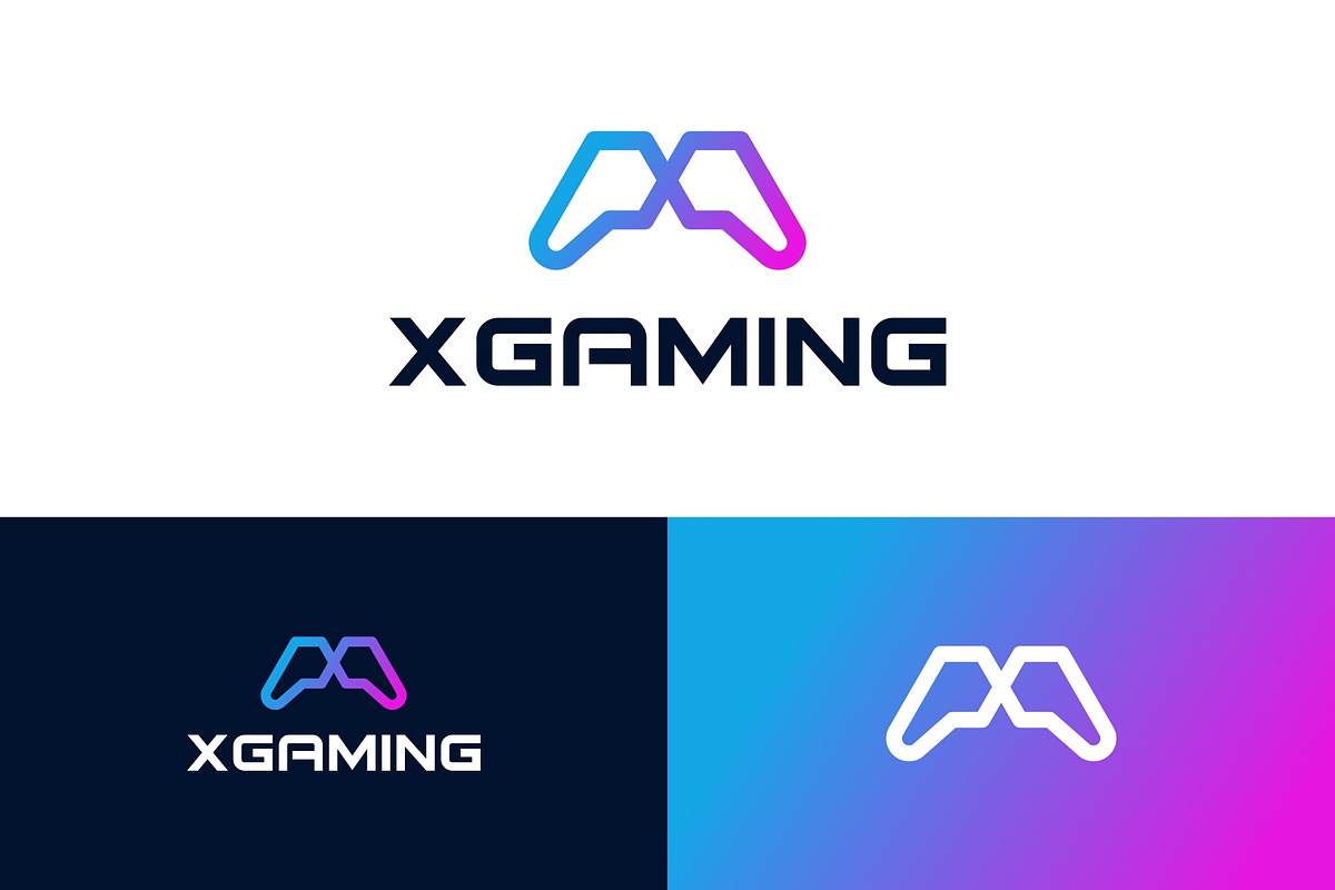 Letter X Gamepad Joystick Logo, a Branding & Logo Template by ika trisiana (Photo 2 of 2)