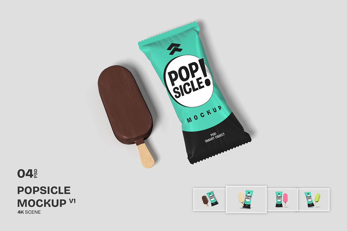 Popsicle - Mockup, a Mockup by Rometheme Std (Photo 1 of 5)