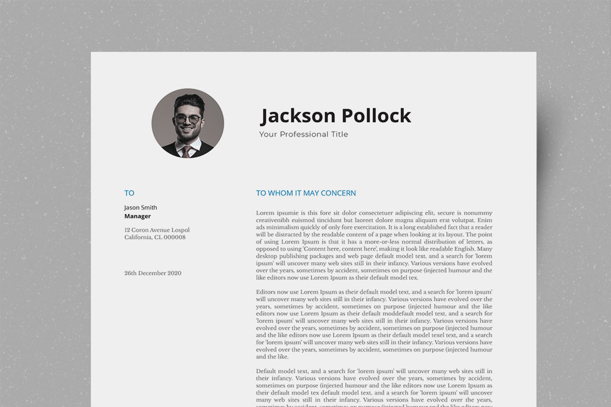 Resume/CV, a Resume Template by SlideCo (Photo 3 of 7)