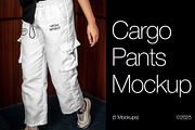 Cargo Pants Mockup Set, a Bottom Mockup by Mocktopia (Thumbnail 1 of 10)