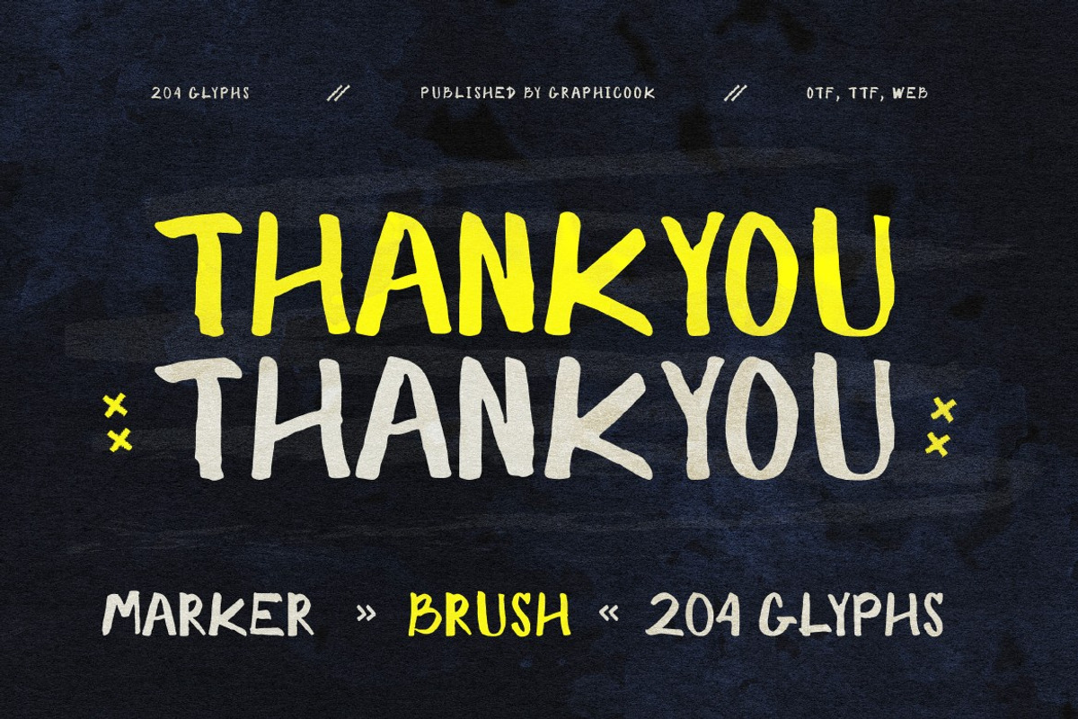 Farkerush, a Handwritten Font by graphicook (Photo 10 of 10)