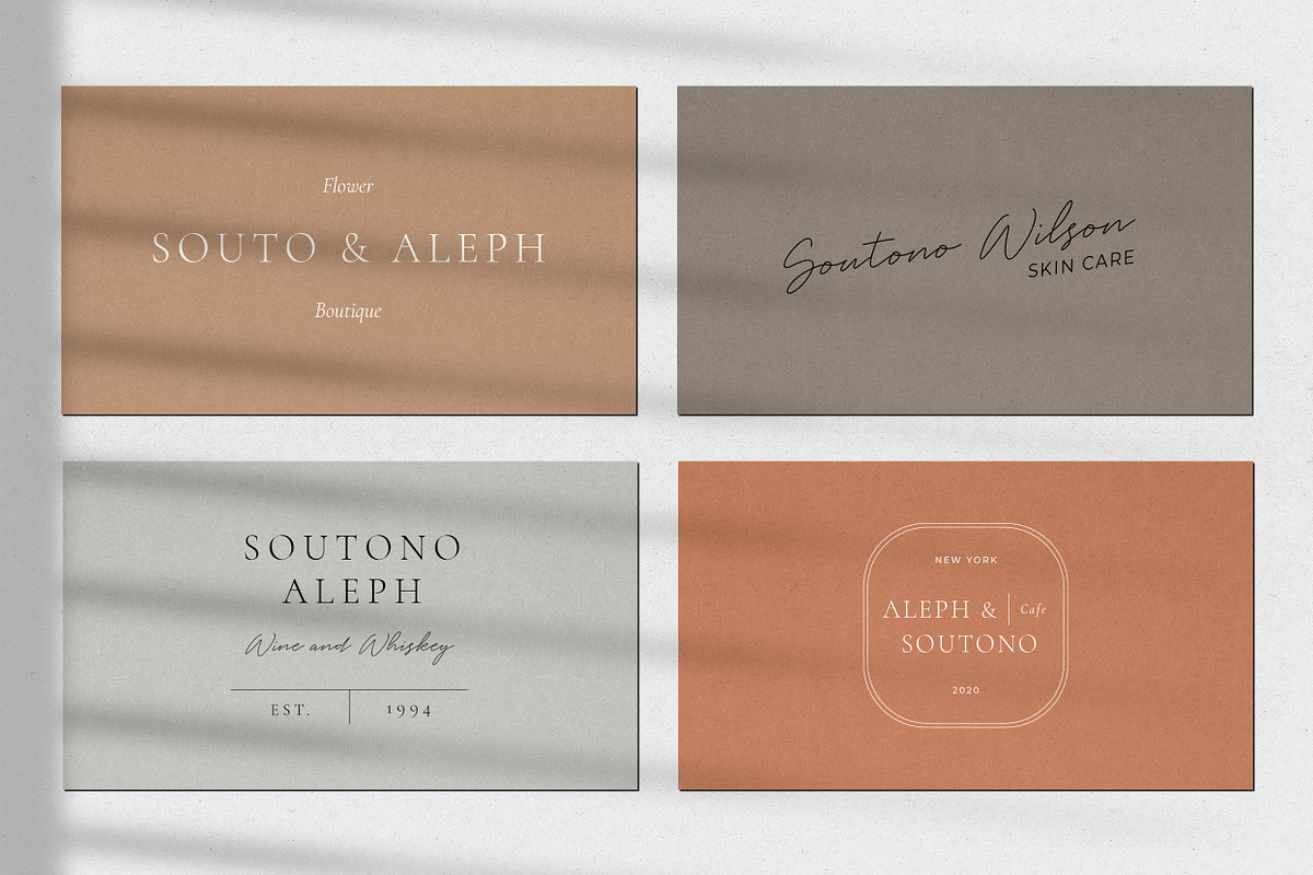 Soutono Minimal Logo Kit Ai,Eps,Psd, a Branding & Logo Template by Feel This (Photo 3 of 13)