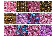 3D Skull Seamless Pattern, a Pattern Graphic by Forhadx5 (Thumbnail 4 of 8)