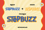 StepBuzz - A Playful Font, a Serif Font by agnyhasyastudio (Thumbnail 5 of 8)