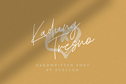 Kadung Tresno, a Script Font by zuzulgo (Thumbnail 1 of 10)