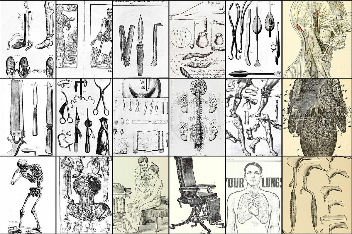 100 Vintage Medical Illustrations, a Healthcare Illustration by Dene Studios (Photo 7 of 7)