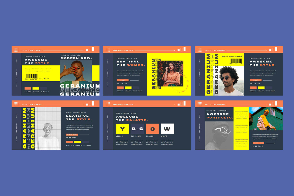 GERANIUM Keynote Template, a Presentation Template by GridlineType (Photo 5 of 9)
