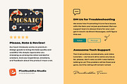 Mosaic Tile Illustrator Brushes, a Brush Add-On by pixelbuddha.net (Thumbnail 7 of 10)
