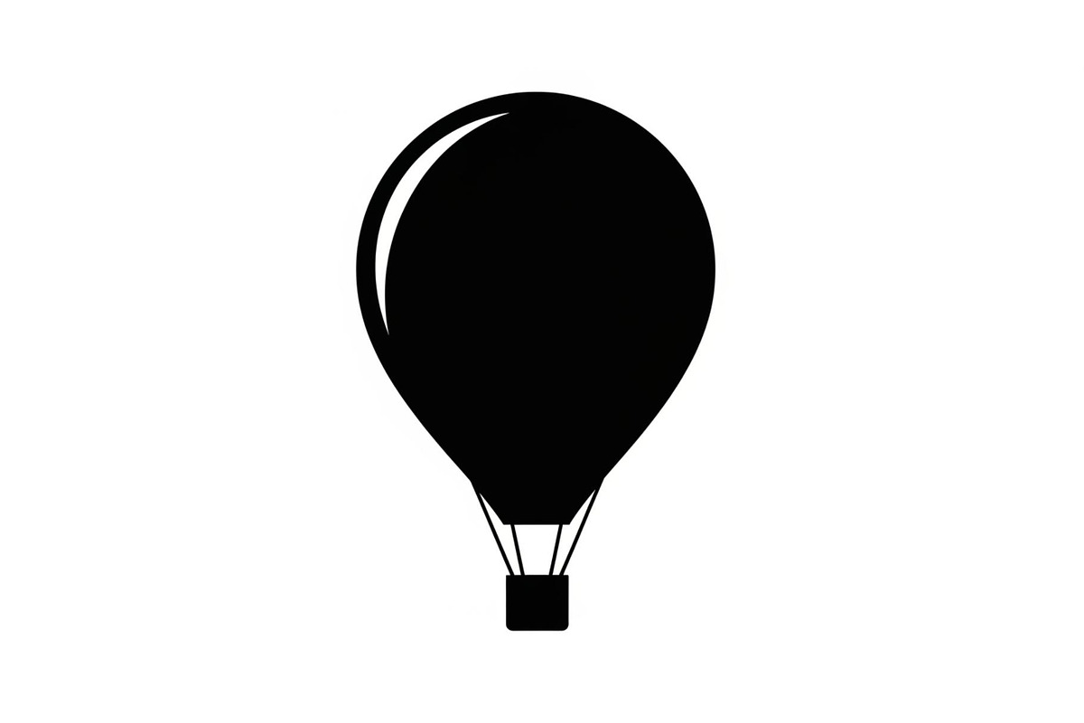 Hot Air Balloon Silhouette Bundle, an Illustration by Designer_Momina (Photo 35 of 51)
