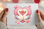 Latch Hook Yarn Valentine Goose PNG, an Illustration by DreamPrint404 (Thumbnail 6 of 6)