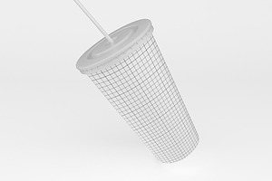 Fast Food Cups Mockup, a Cups & Container Mockup by Qaleb Studio
