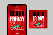 Black Friday Sale Social Media, a Social Media Template by McLittle Stock (Thumbnail 1 of 2)