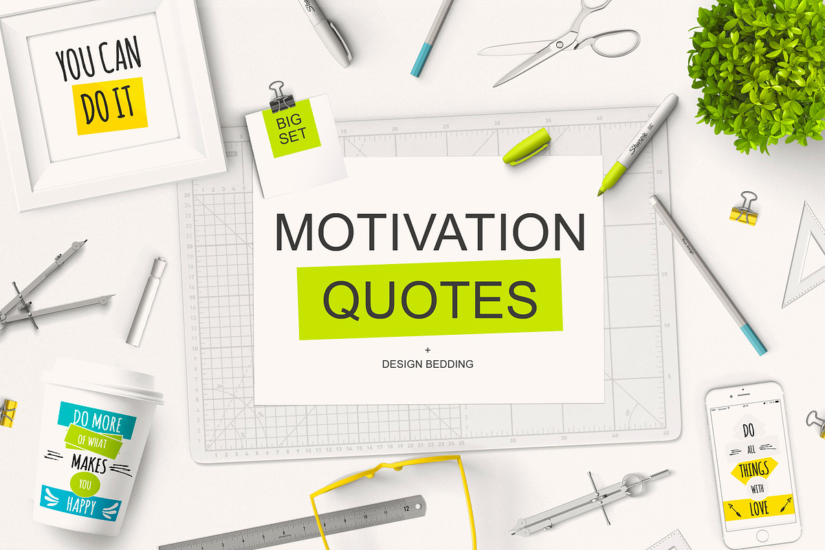 Motivation quotes, a Decorative Illustration by Alyonka_lis (Photo 1 of 7)