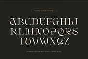 Lumine Vellas - Modern Serif, a Serif Font by LoneArmy (Thumbnail 11 of 12)