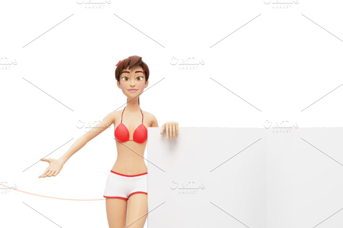 35 Promo Mock-Ups w/ Swimsuit Jenny, an iPad Mockup by Oleg Ribar (Photo 27 of 30)
