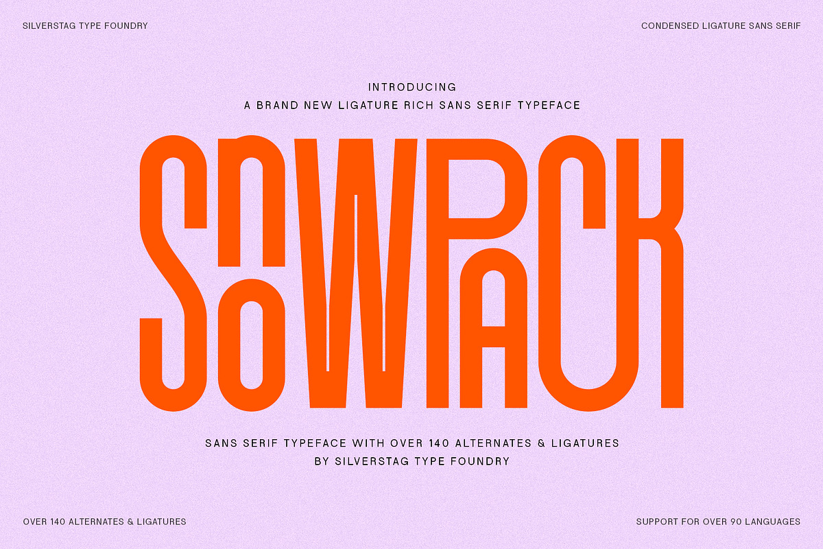 SLTF Snowpack - Ultra Condensed Font, a Sans Serif Font by SilverStag Type Foundry (Photo 1 of 30)