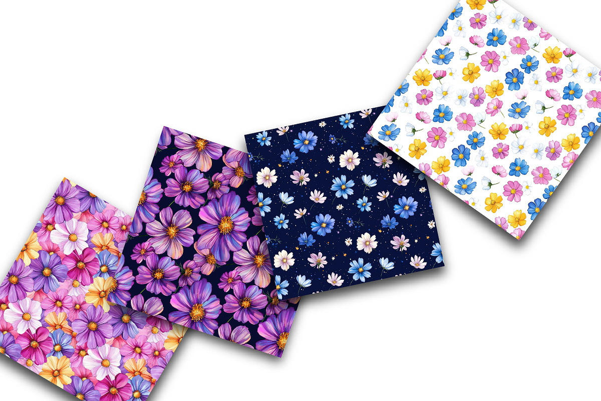 Cosmos Flower Bloom Clipart, an Illustration by Rose Art (Photo 6 of 7)
