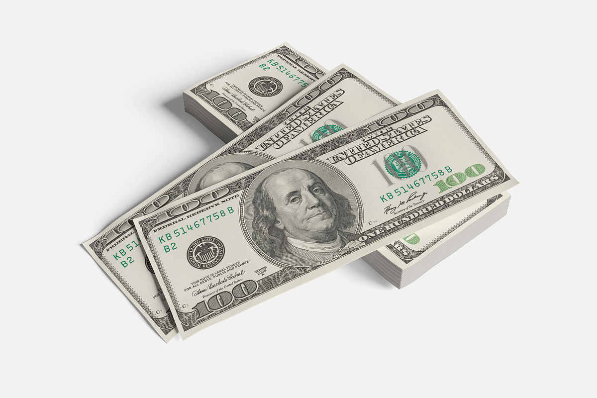 Cash Money Mockup, a Print Template by xavier_studio (Photo 4 of 5)
