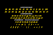 Turbo Strike Race Font, a Font by PutraCetol Studio (Thumbnail 6 of 6)
