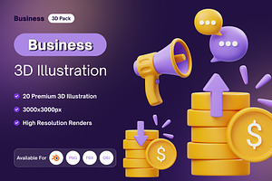 Business 3D Icon