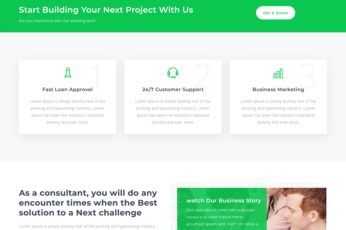 Onex - Marketing Startup HTML, a HTML Template by Themeplaza (Photo 2 of 7)