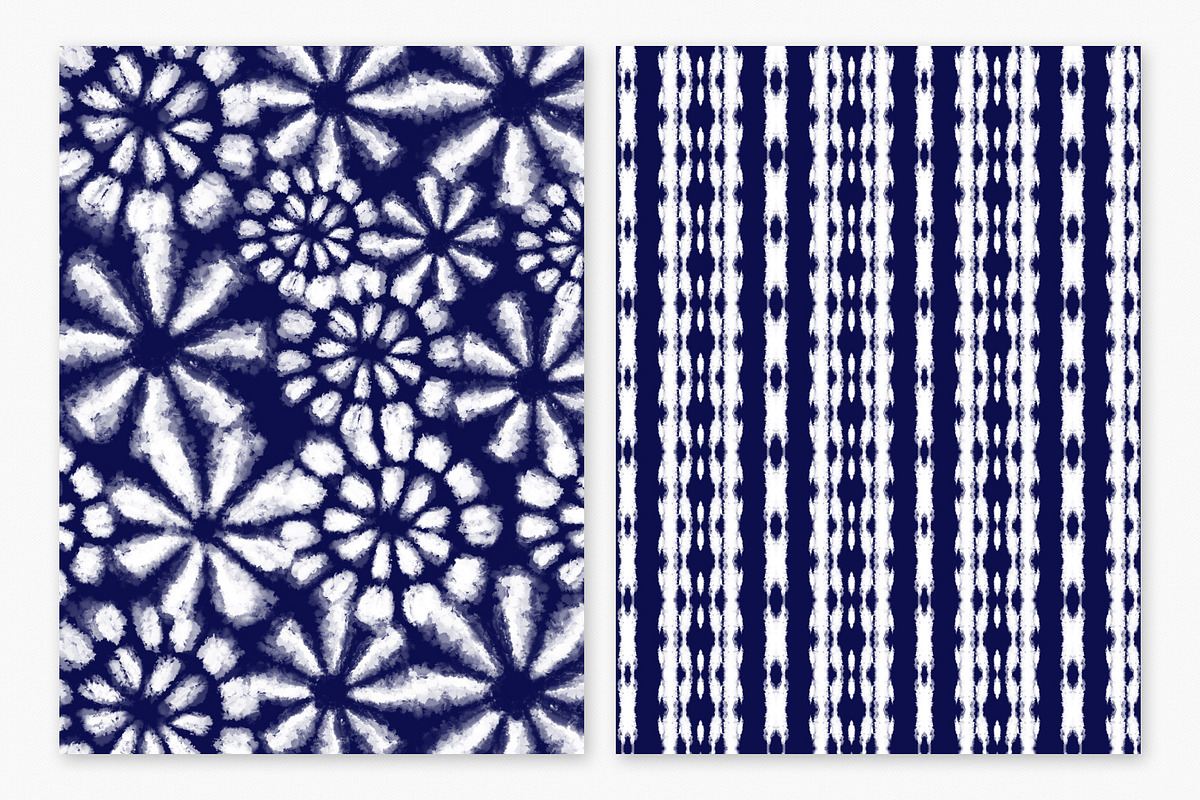 Shibori Tie Dye Seamless Patterns, a Pattern Graphic by CatJello Graphics (Photo 9 of 28)