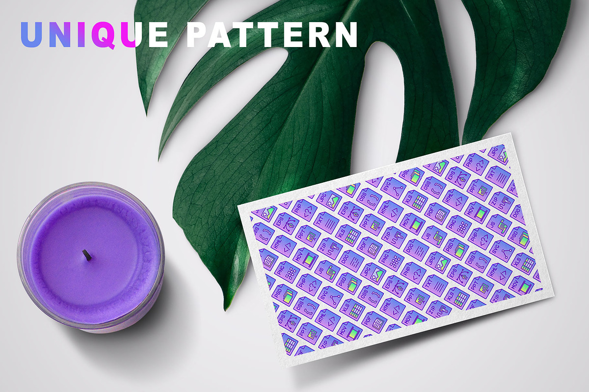 File Format Patterns Collection, a Pattern Graphic by Alex Blogoodf