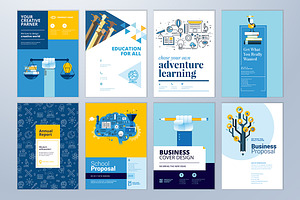 Brochure cover designs, a Background Graphic by PureSolution