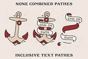 Traditional Anchor Vector Design II, an Education Illustration by BAD TASTE (Thumbnail 5 of 6)