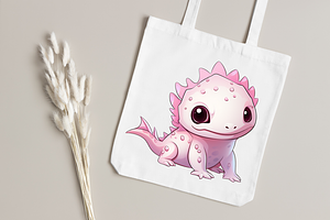 Cute Axolotl Sublimation Clipart Bun