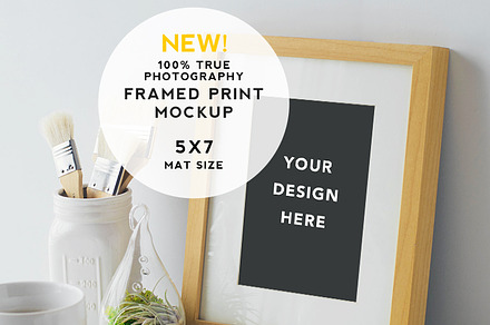 Artist Series Framed Print Mockup #7