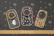 Abstract Seamless Patterns & Shapes, an Illustration by watercolor kamill (Thumbnail 8 of 12)