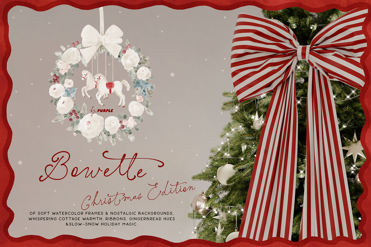 Bowette: Christmas Frames & Papers, an Object Graphic by Purple (Photo 3 of 13)