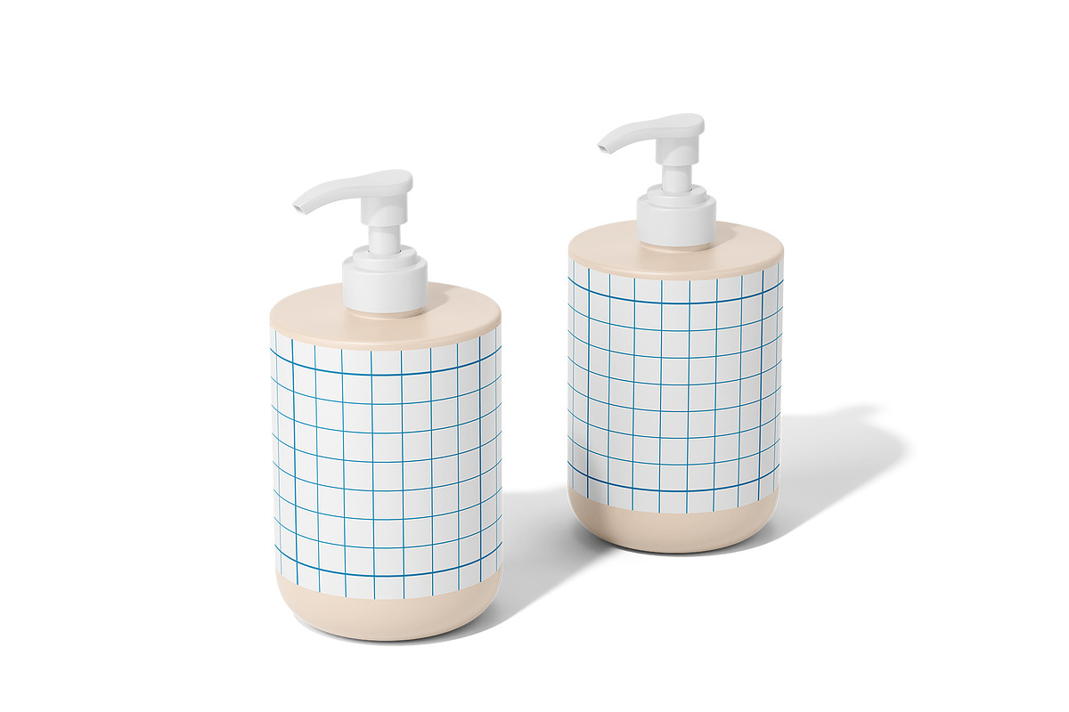 Cosmetic Pump Bottle Mockup, a Cups & Container Mockup by Akebareee (Photo 3 of 3)
