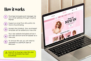 Pink Retro Wix Store Template, a Wix Template by Template Twist Shop (Thumbnail 5 of 10)
