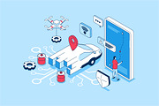 Isometric Concepts Illustrations, a Finance Illustration by alexdndz (Thumbnail 19 of 26)