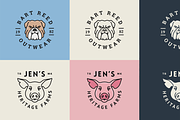 Animal Logo/Badge Templates Vol.1, a Branding & Logo Template by GraphicBurger (Thumbnail 13 of 13)
