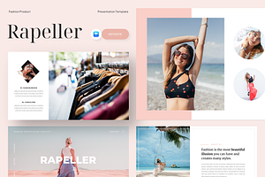Fashion Lookbook Brand Keynote, a Presentation Template by YossyOneStd