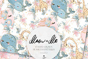 Mom and Me Baby Animals Patterns, a Pattern Graphic by KaramfilaS (Thumbnail 3 of 9)