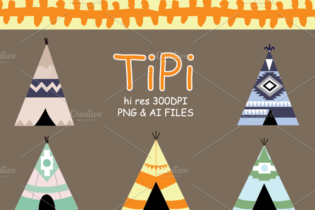 TEEPEES, an Animal Illustration by MVMG