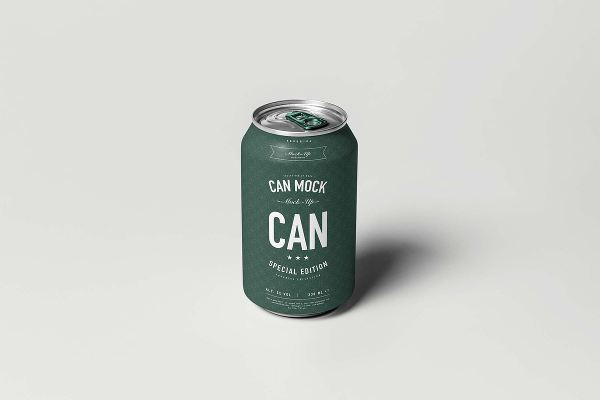 Can Mock-up 2, a Cups & Container Mockup by Yogurt86 (Photo 2 of 11)