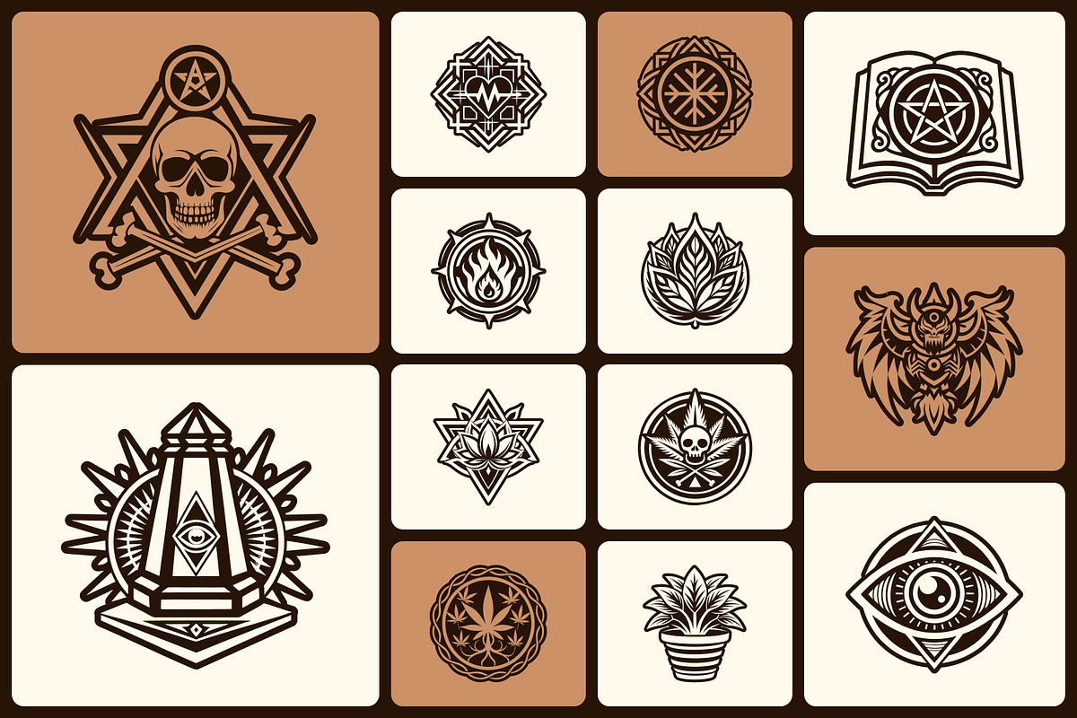 795 Sacred Symbols, a Solid Icon by Creative Stall (Photo 8 of 21)