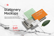 Stationery Mockups - Studio Scenes, a Product Mockup by Mr.Mockup™ (Thumbnail 2 of 17)