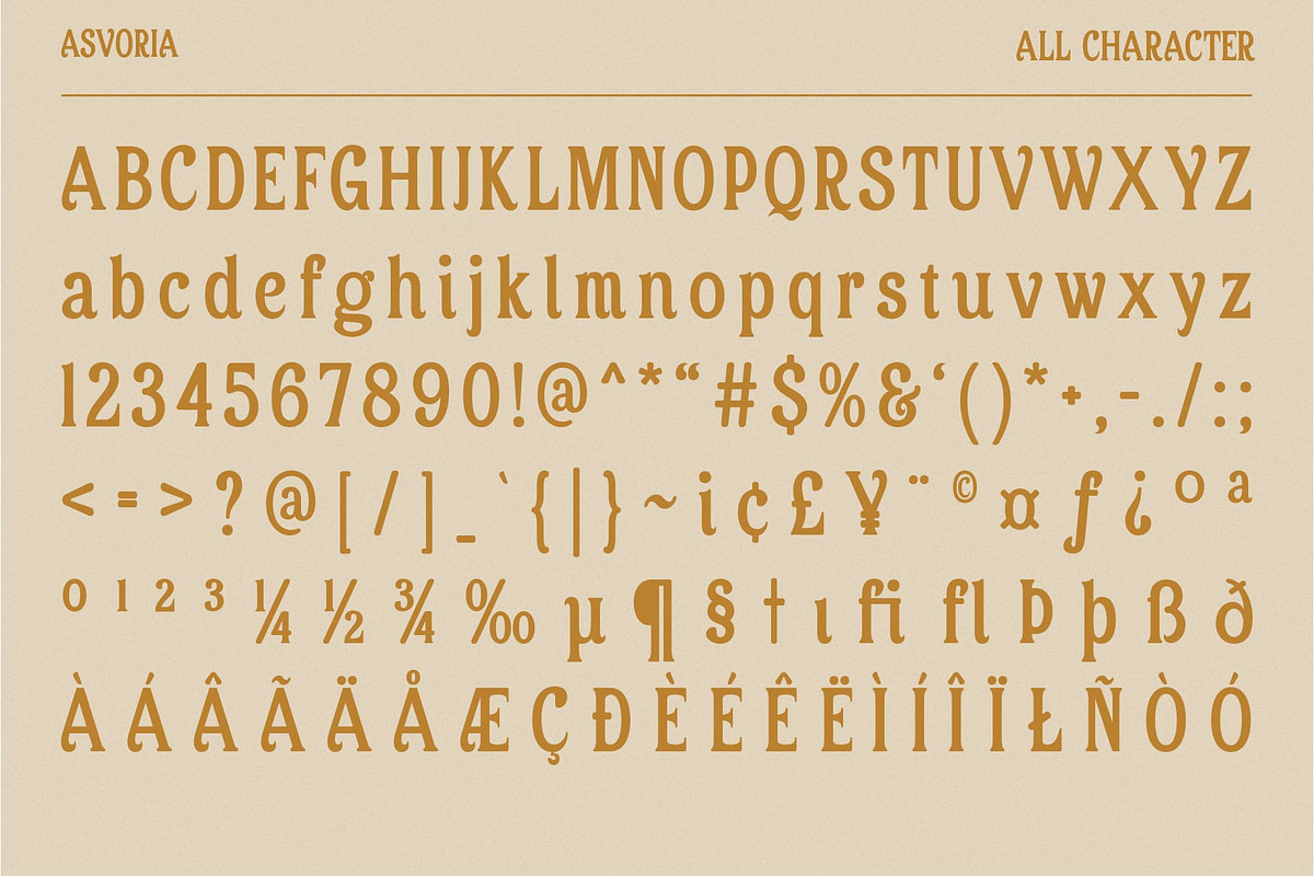 Asvoria – Stylish Serif, a Serif Font by Craft Supply Co. (Photo 6 of 8)