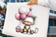 Funny Farm Animals Birthday Clipart, an Illustration by Digital Artistic99 (Thumbnail 10 of 11)