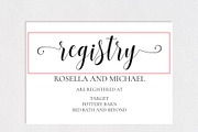 Registry Cards Editable SHR456, an Invitation Template by Shafura_Wedding (Thumbnail 5 of 5)