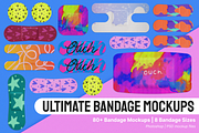 Ultimate Bandage Mockup Pack for PS, a Packaging Mockup by studio.pancz (Thumbnail 1 of 10)