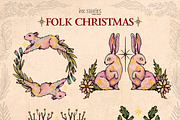 Folk Christmas Ancient Winter Tales, a Seasonal Illustration by Ink Stories (Thumbnail 4 of 12)