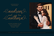 Amanda Calligraphy, a Script Font by RockboyStd (Thumbnail 3 of 12)