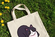 Tuxedo Cat Clipart Bundle, an Animal Illustration by Victoruler (Thumbnail 4 of 9)